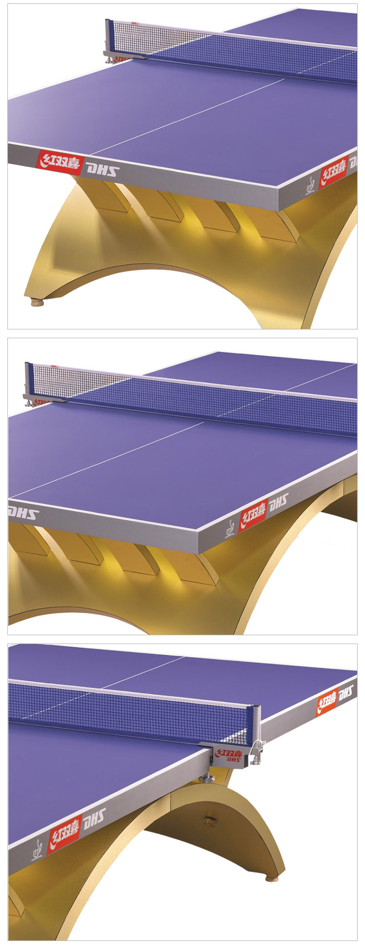 金彩虹乒乓球台_红双喜乒乓球桌_比赛专用乒乓球台-广西多宝电竞体育健身器材有限公司