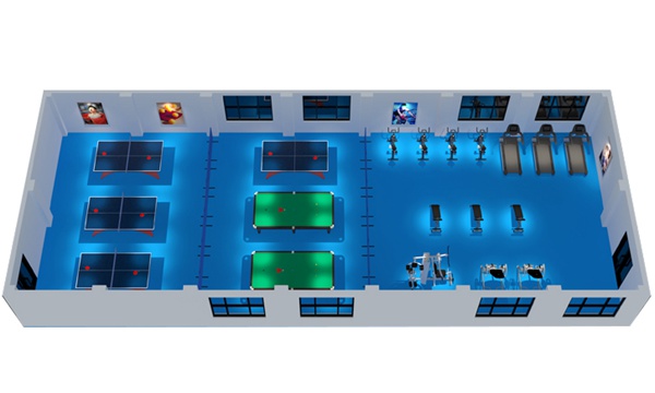 200平方健身房配置方案-广西多宝电竞体育健身器材有限公司